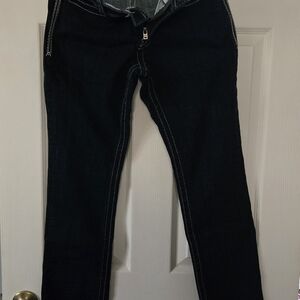 Women's Dark Blue Jeans